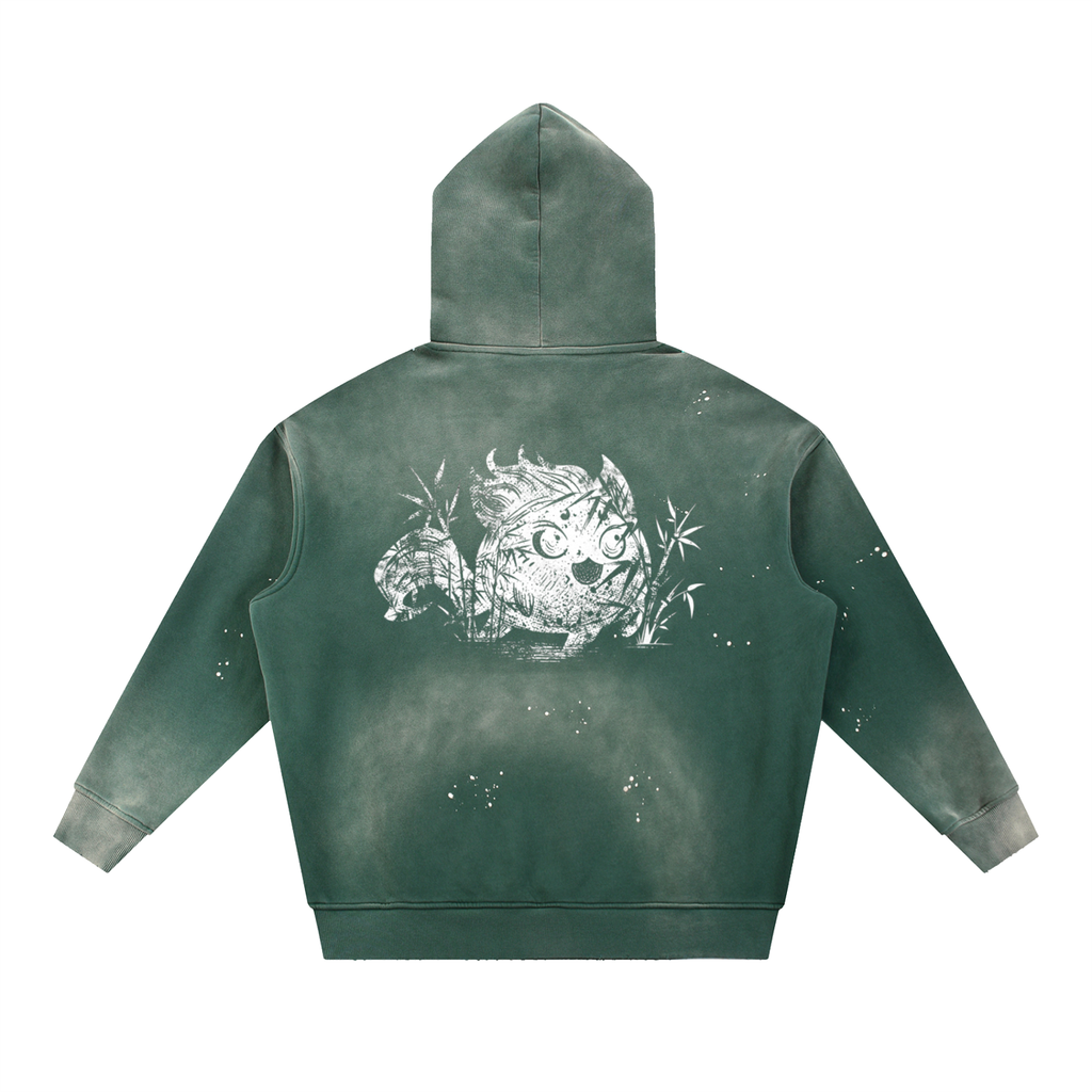 Oversized Mono Momo Hoodie