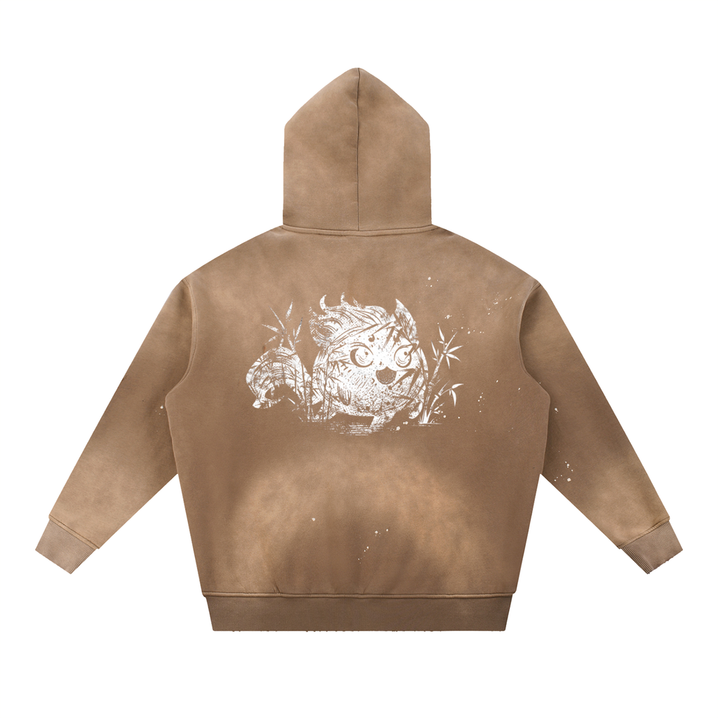 Oversized Mono Momo Hoodie