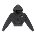 Cropped Fleece Momo Hoodie