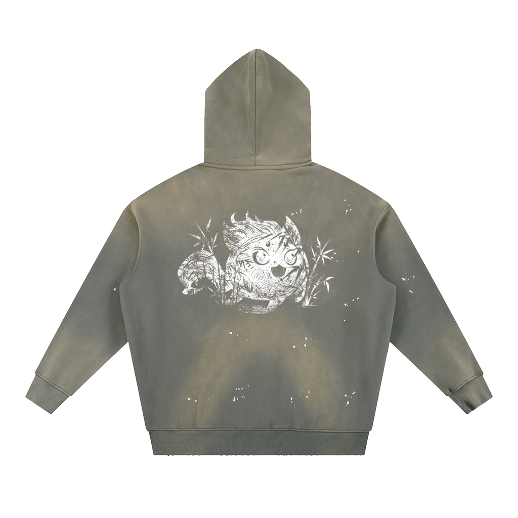 Oversized Mono Momo Hoodie