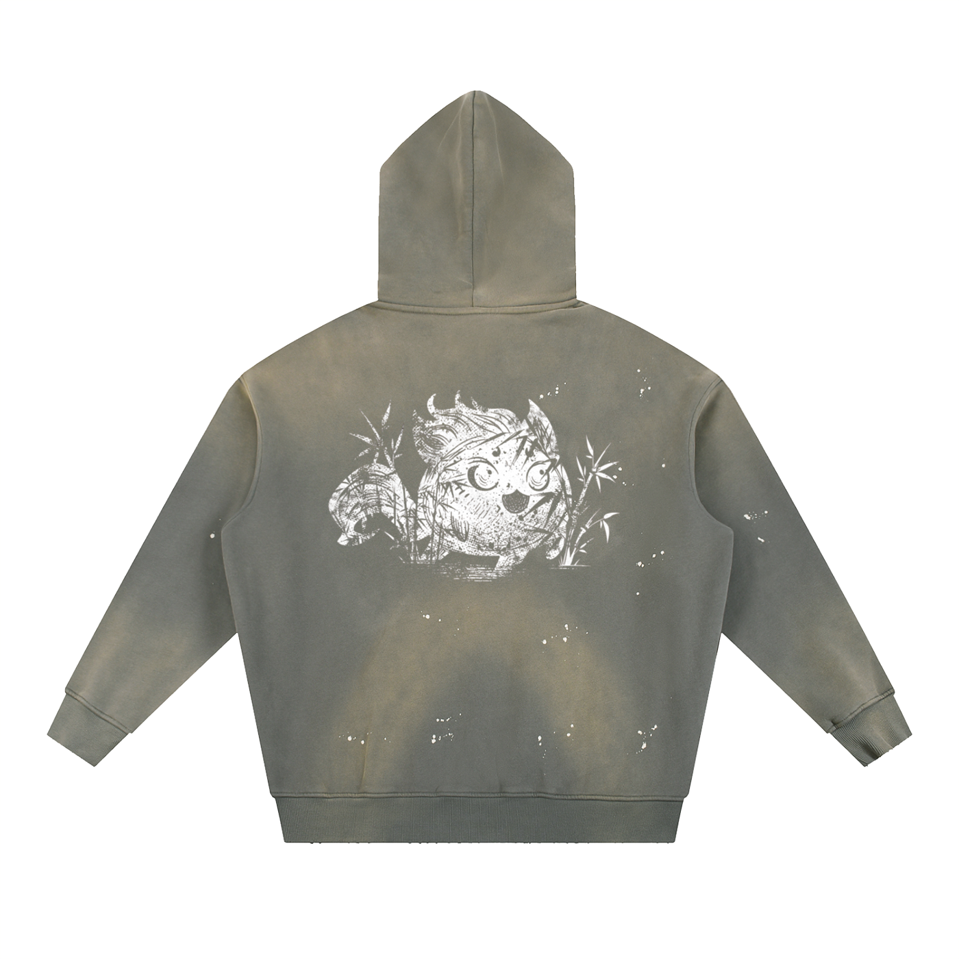Oversized Mono Momo Hoodie