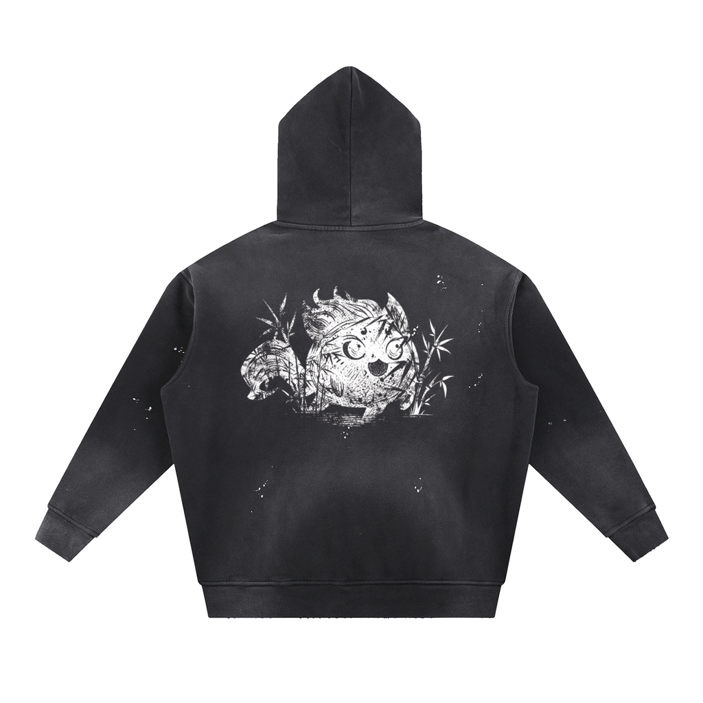 Oversized Mono Momo Hoodie