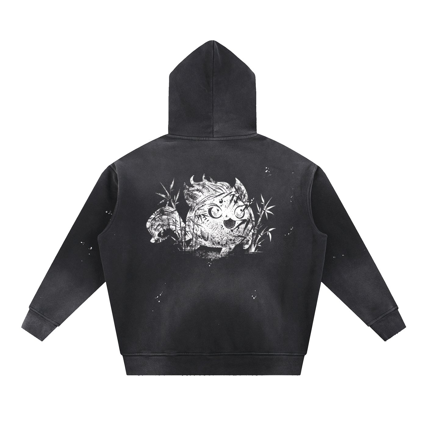 Oversized Mono Momo Hoodie