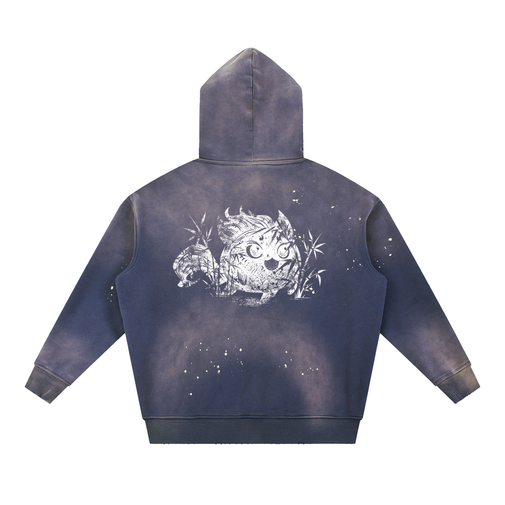 Oversized Mono Momo Hoodie